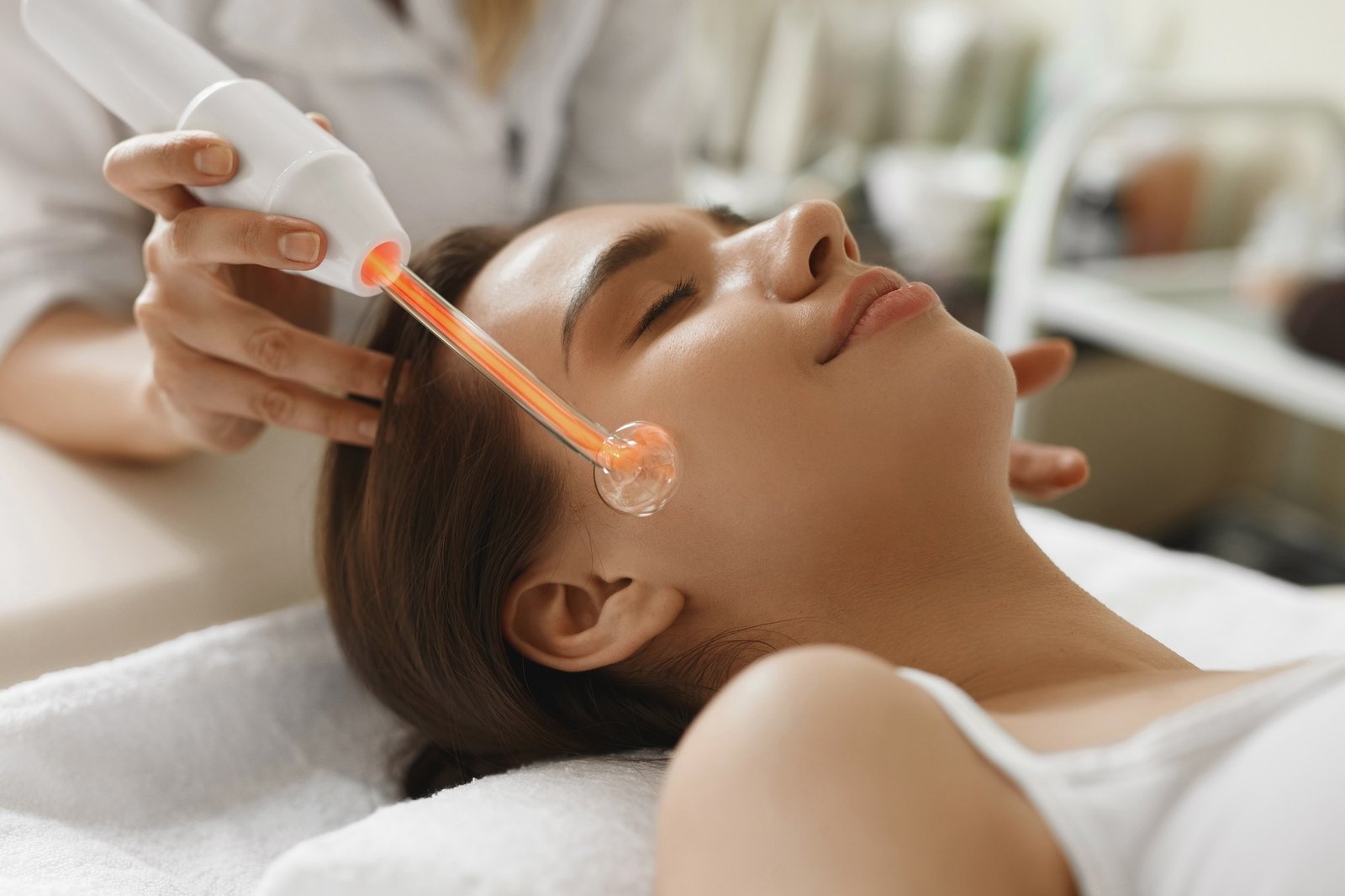 High-frequency facial enhancement at Casa Contour in Virginia Beach